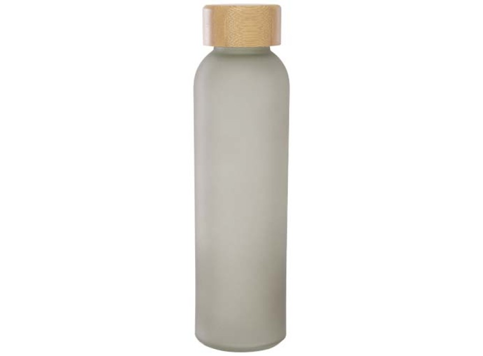 Bottiglia in vetro a calce sodata opaco con coperchio in bambù da 500 ml Lume   FullGadgets.com