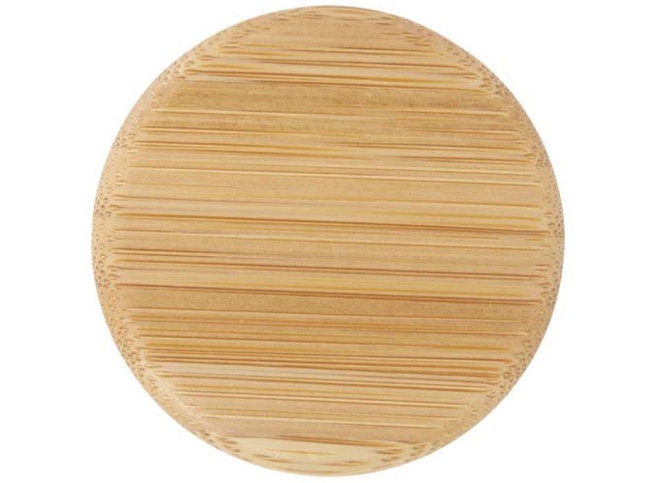 Bottiglia in vetro a calce sodata opaco con coperchio in bambù da 500 ml Lume   FullGadgets.com