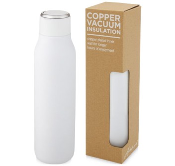 Bottiglia Marka da 600 ml con isolamento sottovuoto in rame e anello in metallo FullGadgets.com