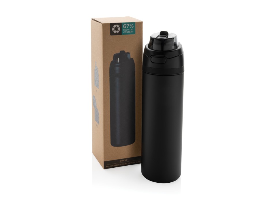 Bottiglia richiudibile Omni Sip in r-acciaio RCS 720ml FullGadgets.com