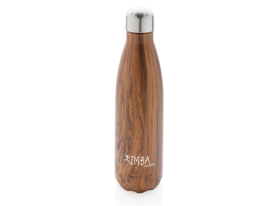 Bottiglia termica con texture wood 500ml FullGadgets.com