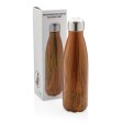 Bottiglia termica con texture wood 500ml FullGadgets.com