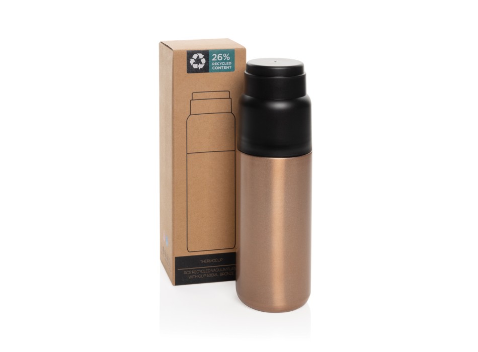 Bottiglia termica Thermocup RCS con bicchiere, 500ML FullGadgets.com