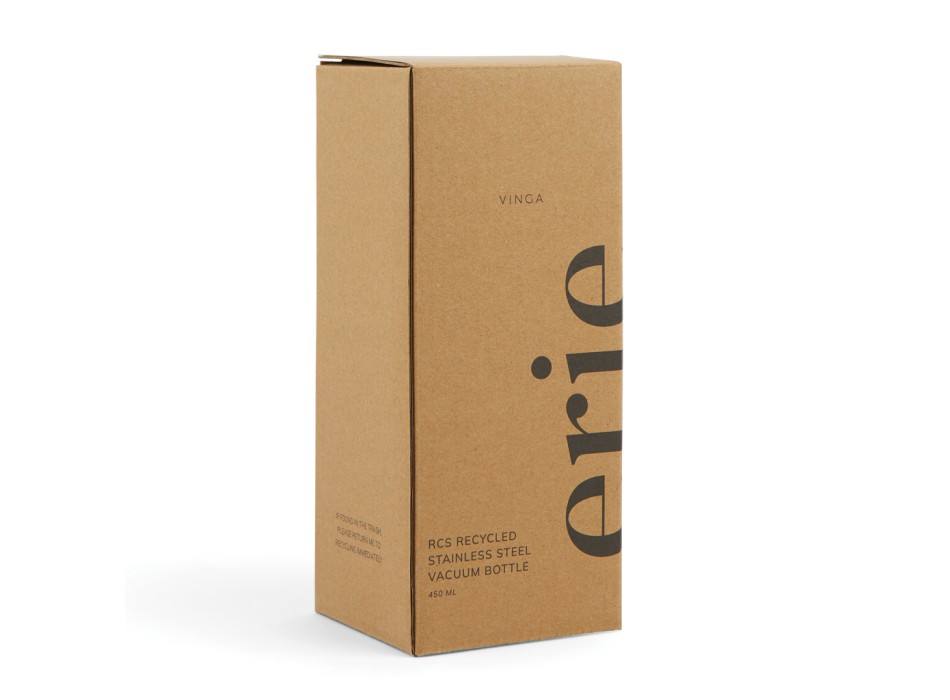 Bottiglia termica VINGA Erie in acciaio riciclato RCS 450 ml FullGadgets.com