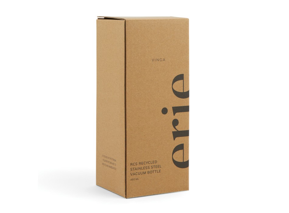 Bottiglia termica VINGA Erie in acciaio riciclato RCS 450 ml FullGadgets.com