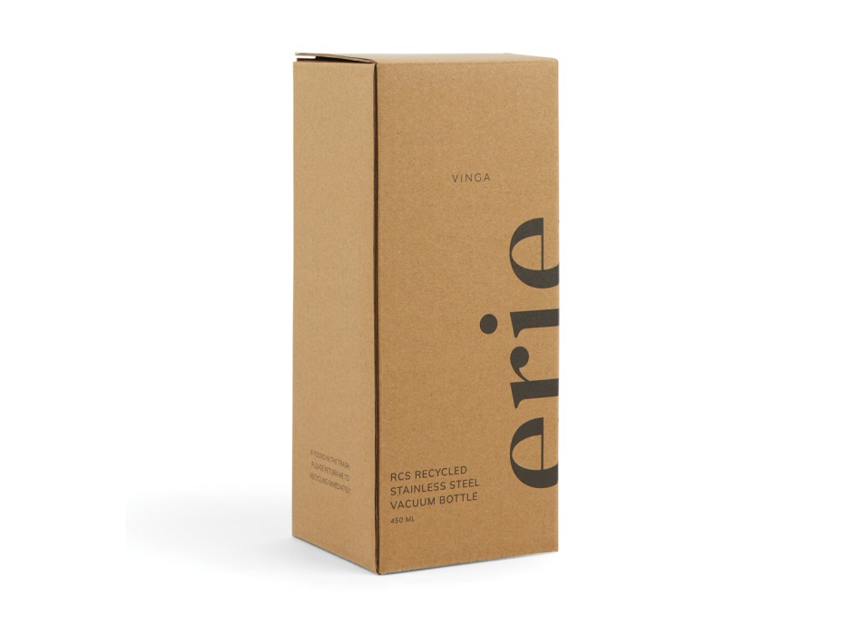 Bottiglia termica VINGA Erie in acciaio riciclato RCS 450 ml FullGadgets.com