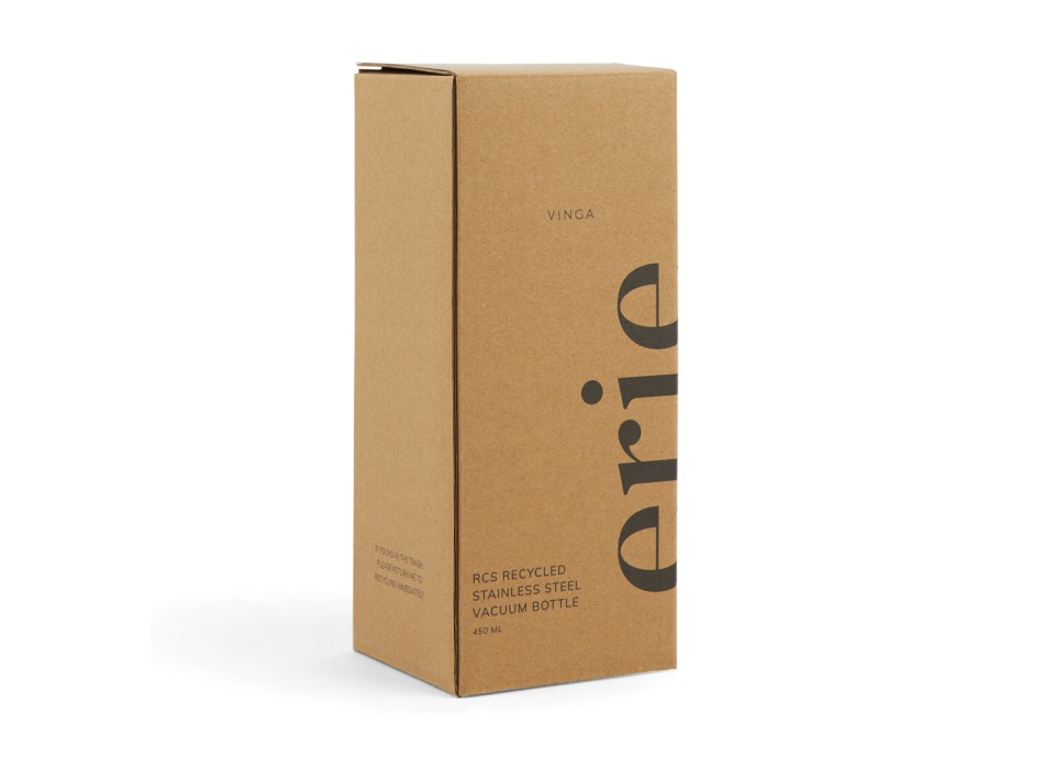 Bottiglia termica VINGA Erie in acciaio riciclato RCS 450 ml FullGadgets.com