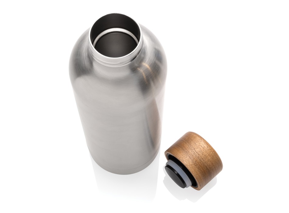 Bottiglia termica Wood in acciaio riciclato  certificato RCS FullGadgets.com