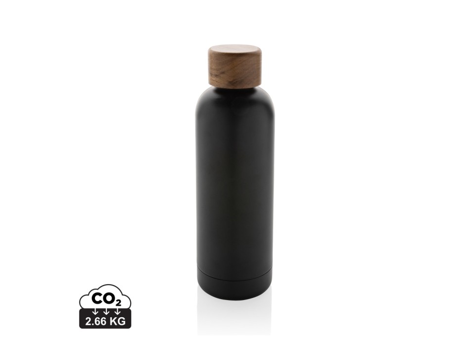 Bottiglia termica Wood in acciaio riciclato  certificato RCS FullGadgets.com