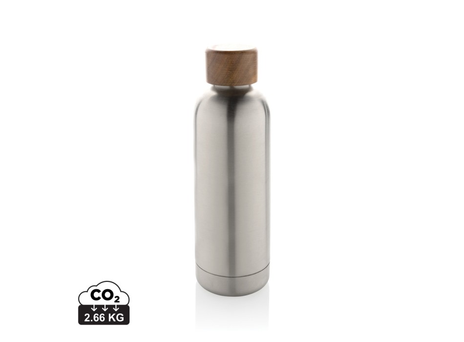 Bottiglia termica Wood in acciaio riciclato  certificato RCS FullGadgets.com