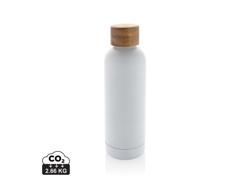 Bottiglia termica Wood in acciaio riciclato  certificato RCS FullGadgets.com