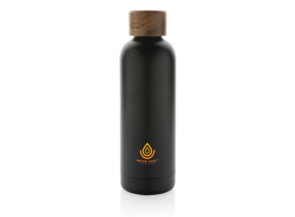 Bottiglia termica Wood in acciaio riciclato  certificato RCS FullGadgets.com