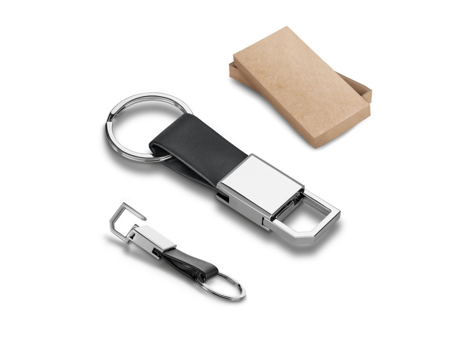 BOURCHIER. Portachiavi in ​​metallo e PU FullGadgets.com