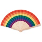 BOWFAN - Ventaglio in legno arcobaleno FullGadgets.com