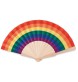 BOWFAN - Ventaglio in legno arcobaleno FullGadgets.com