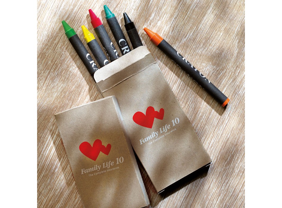 BRABO - Set 6 pastelli FullGadgets.com