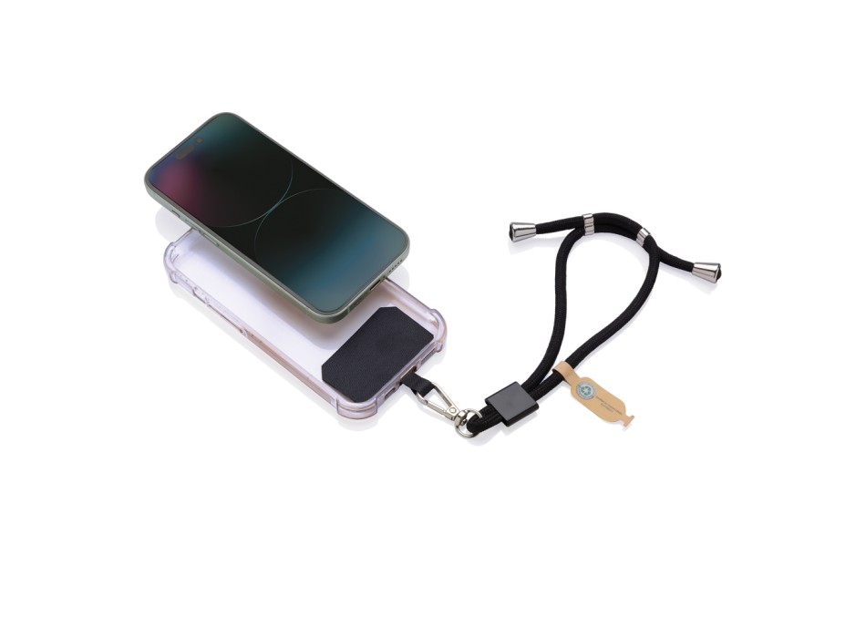 Bracciale regolabile porta telefono CarryLoop in rPET RCS FullGadgets.com