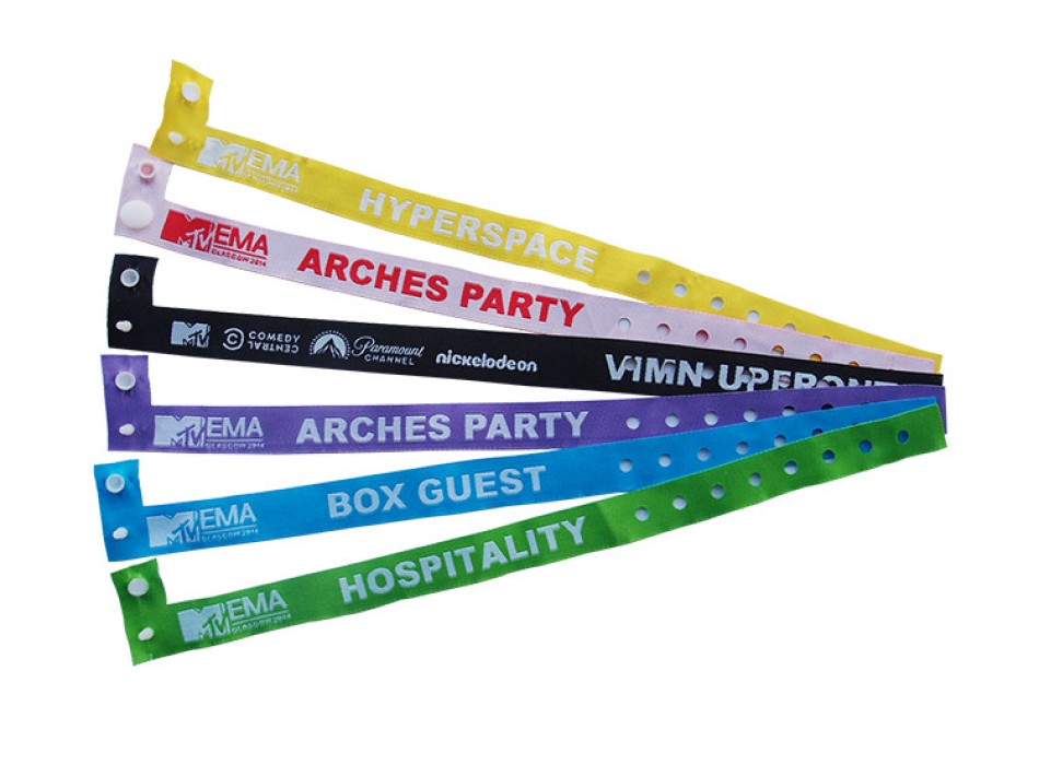 Braccialetti identificativi monouso in tessuto FullGadgets.com