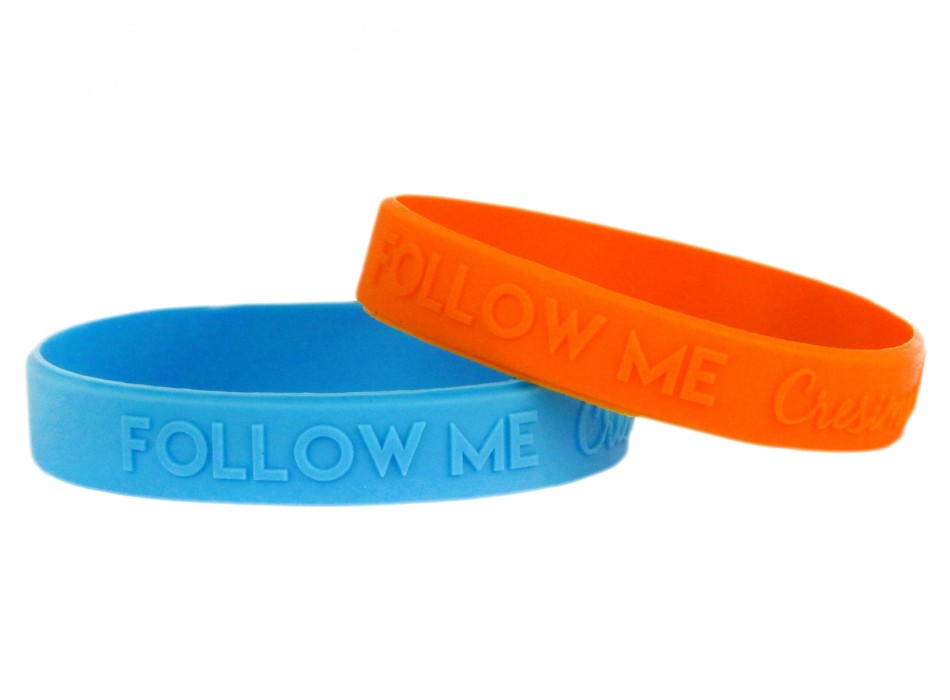 Braccialetti silicone logo a rilievo FullGadgets.com