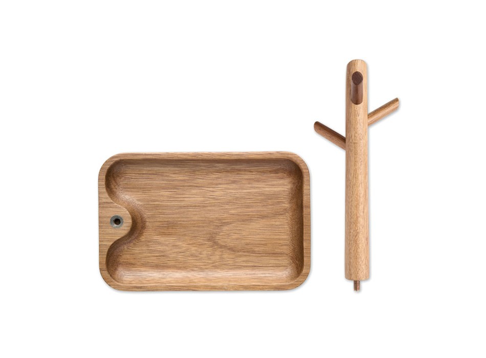 BRANCA - Portachiavi in legno d'acacia FullGadgets.com