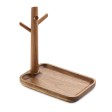 BRANCA - Portachiavi in legno d'acacia FullGadgets.com