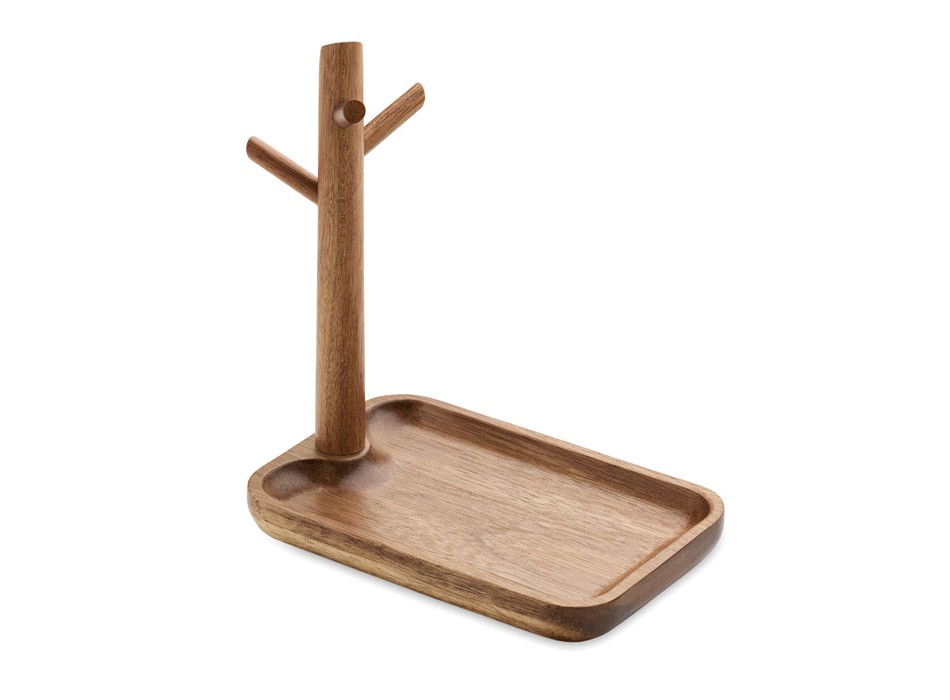 BRANCA - Portachiavi in legno d'acacia FullGadgets.com