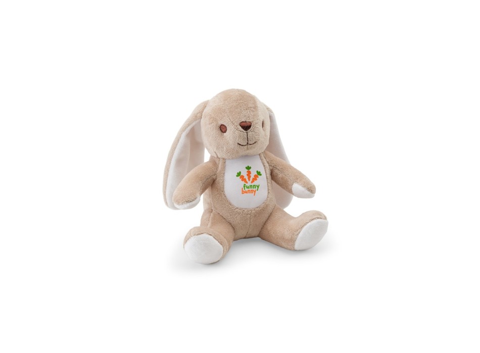 BUGS. Peluche in poliestere a forma di coniglio,con tessuto adatto alla personalizzazione FullGadgets.com