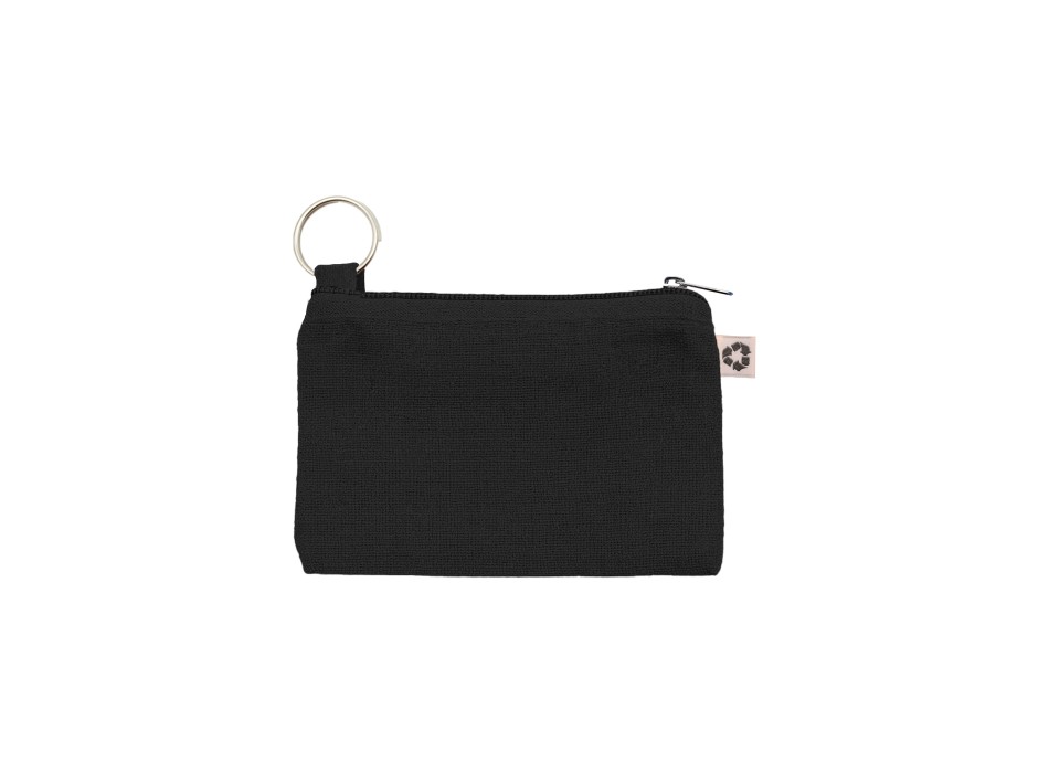 Bustina in cotone riciclato 220 g/m&sup2;  con anello portachiavi interno estraibile FullGadgets.com