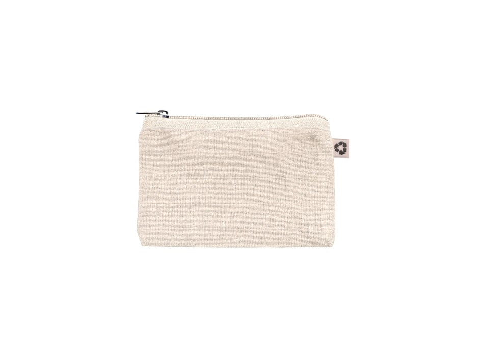 Bustina in cotone riciclato 220 g/m&sup2;  con anello portachiavi interno estraibile FullGadgets.com