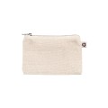 Bustina in cotone riciclato 220 g/m&sup2;  con anello portachiavi interno estraibile