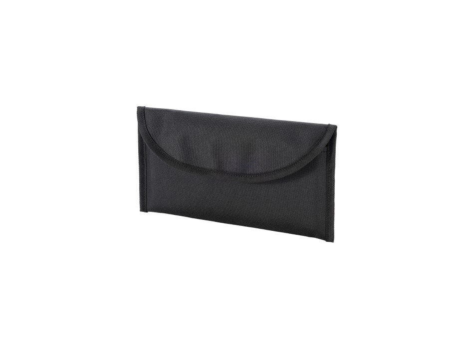 Bustina portadocumenti in poliestere 600D con due tasche e chiusura con velcro FullGadgets.com