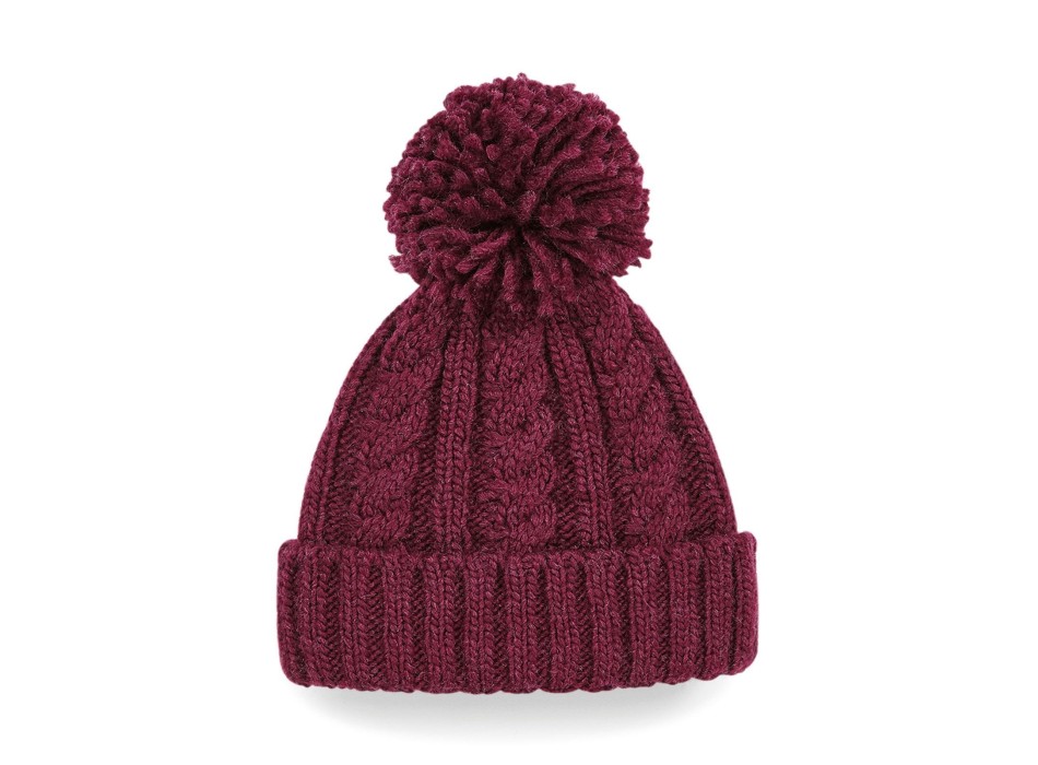 Cable Knit Melange Beanie FullGadgets.com