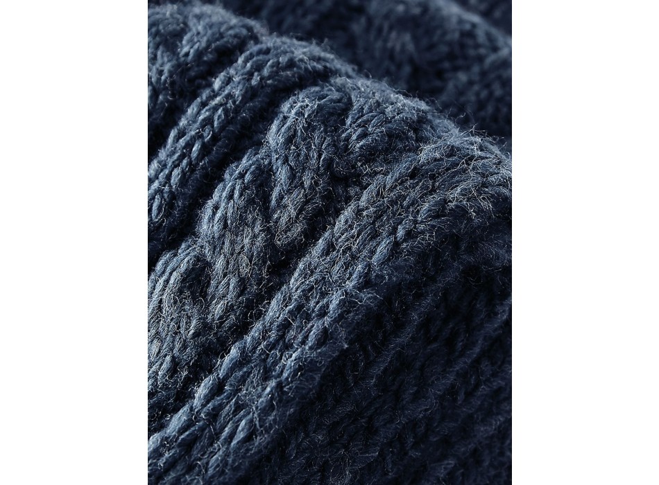 Cable Knit Melange Scarf FullGadgets.com