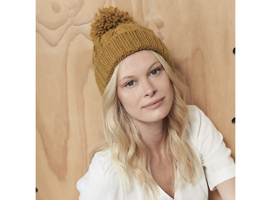 Cable Melange Beanie 100%A FullGadgets.com