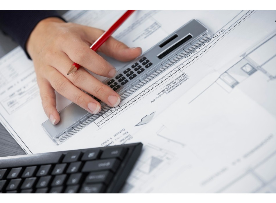 Calcolatrice solare in ABS Heather FullGadgets.com