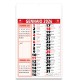 Calendario 2026 da muro mensile bicolore, 12 fogli, su carta patinata, termosaldato FullGadgets.com