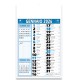 Calendario 2026 da muro mensile bicolore, 12 fogli, su carta patinata, termosaldato FullGadgets.com