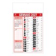 Calendario 2027 da muro mensile bicolore, 12 fogli, su carta patinata, termosaldato FullGadgets.com