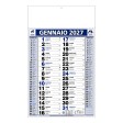 Calendario 2027 da muro mensile bicolore, 12 fogli, su carta patinata, termosaldato FullGadgets.com