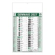 Calendario 2027 da muro mensile bicolore, 12 fogli, su carta patinata, termosaldato FullGadgets.com