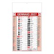 Calendario 2027 da muro mensile bicolore, 12 fogli, su carta patinata, termosaldato FullGadgets.com