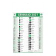 Calendario 2027 da muro mensile bicolore, 12 fogli, su carta patinata, termosaldato FullGadgets.com