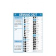 Calendario 2027 da muro mensile bicolore, 12 fogli, su carta patinata, termosaldato FullGadgets.com