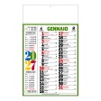 Calendario 2027 da muro mensile multicolore,12 fogli, su carta patinata, termosaldato FullGadgets.com