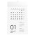 Calendario 2026 da parete mensile, 12 mesi, su cartoncino bianco, termosaldato