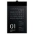 Calendario 2026 da parete mensile, 12 mesi, su cartoncino nero, termosaldato