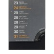 Calendario 2027 da parete mensile in cartoncino nero da 300 g/m2 FullGadgets.com