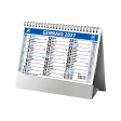Calendario 2027 da tavolo mensile bicolore, 13 fogli su carta patinata opaca FullGadgets.com