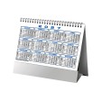 Calendario 2027 da tavolo mensile bicolore, 13 fogli su carta patinata opaca FullGadgets.com