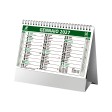 Calendario 2027 da tavolo mensile bicolore, 13 fogli su carta patinata opaca FullGadgets.com